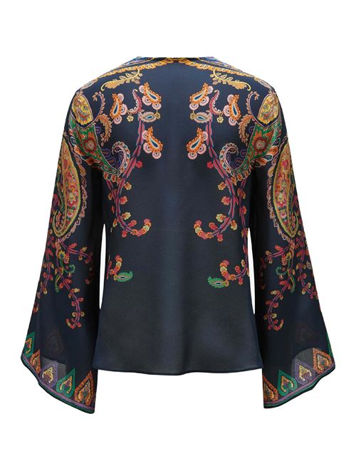 silk blouse with paisley floreal print ETRO | WRJA0162AKG23X0883