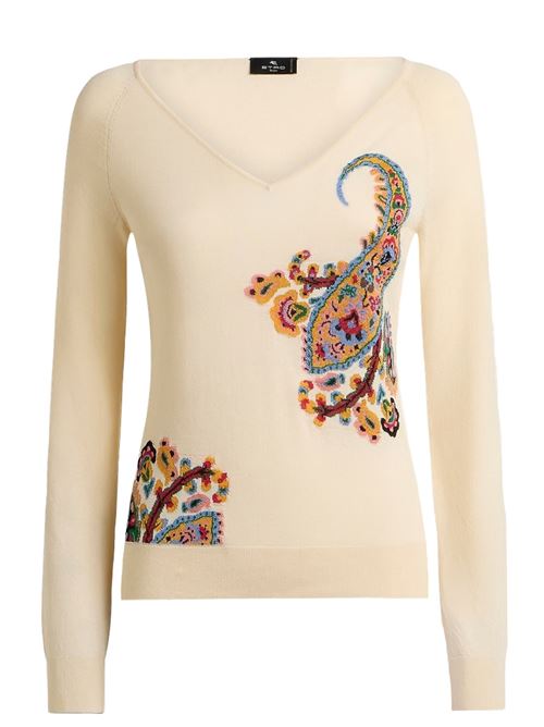 jacquard v-neck ETRO | WRKE0325AQ327S9804