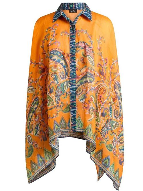 poncho shirt with print ETRO | WRPA0031AKF35X0852