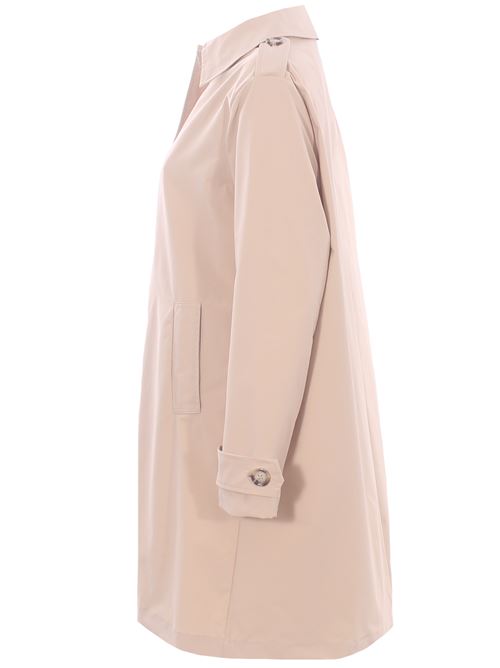 dust coat with trench details EWOOLUZIONE | PISANELLOBGC031