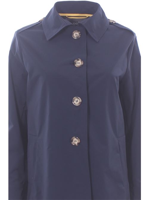 dust coat with trench details EWOOLUZIONE | PISANELLOBGC407