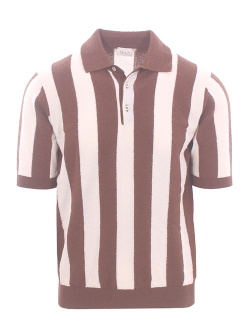 striped cotton polo GALLIA | EMIL09