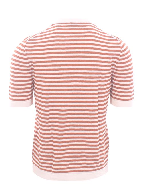 linen and cotton striped t-shirt GALLIA | TRUMAN01