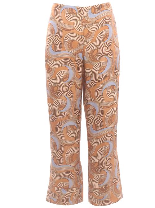silk printed pants MALIPARMI | JH807631027A4164