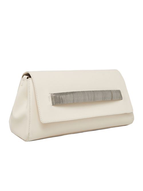 Gossip Longuette Alba Chain leather shoulder bag ORCIANI | B02222ALBACHAINBURRO