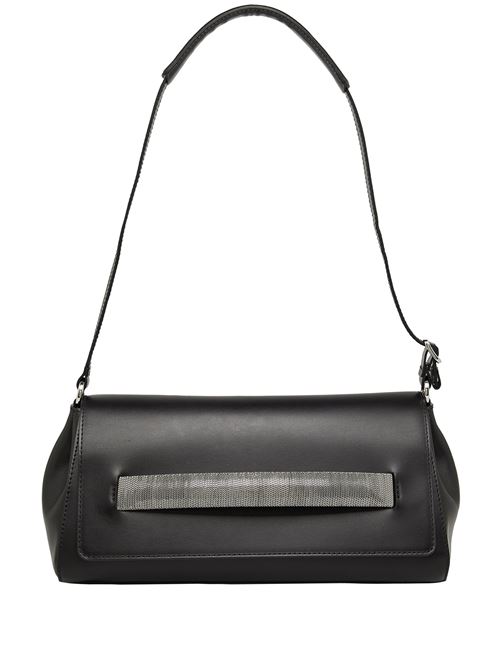 Gossip Longuette Alba Chain leather shoulder bag ORCIANI | B02222ALBACHAINNERO