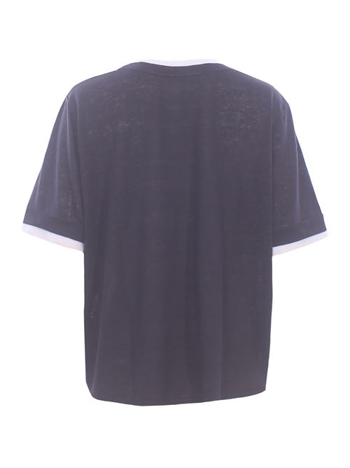 Linen T-shirt with a double-layered effect PUROTATTO | SS260151311682