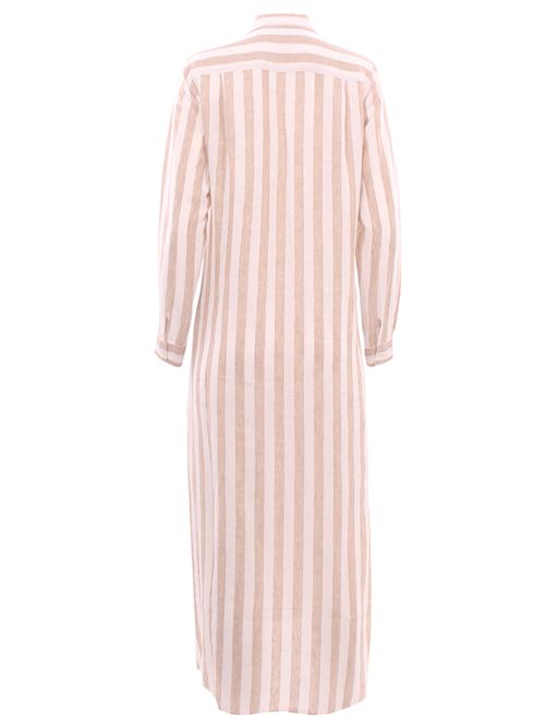 striped linen dress XACUS | HEIDI25215001