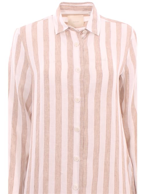 striped linen dress XACUS | HEIDI25215001