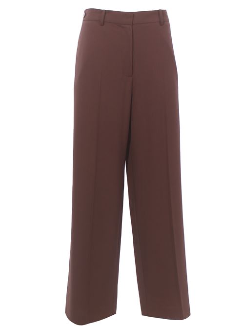 virgin wool pants ALYSI | 166128A6055CACAO