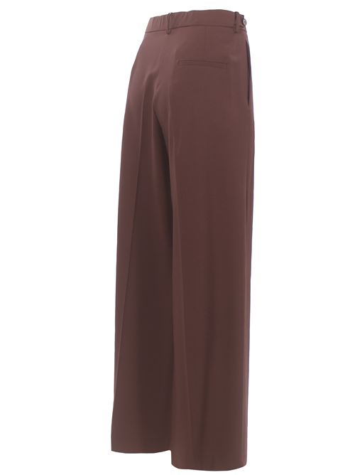 virgin wool pants ALYSI | 166128A6055CACAO