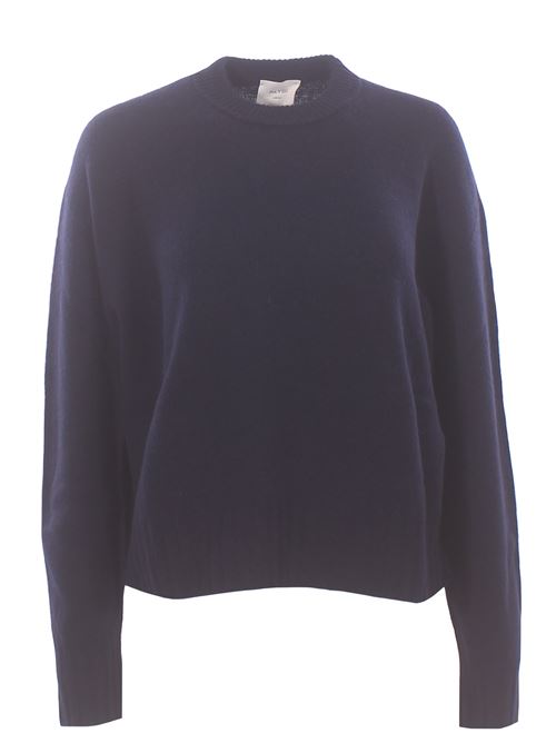 wool and cashmere crew neck ALYSI | 266435A6008NOTTE
