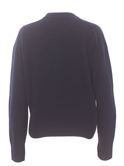 wool and cashmere crew neck ALYSI | 266435A6008NOTTE