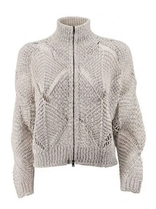 wool and cashmere cardigan ANTONELLI | MAIRA41907RT40847B6