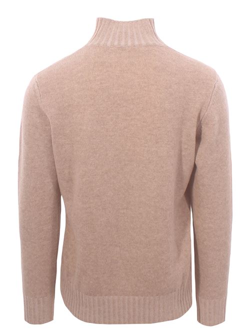 wool mock turtleneck with zip BECOME | 53359028