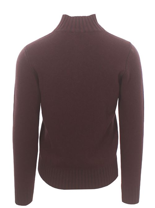 wool mock turtleneck with zip BECOME | 53359068