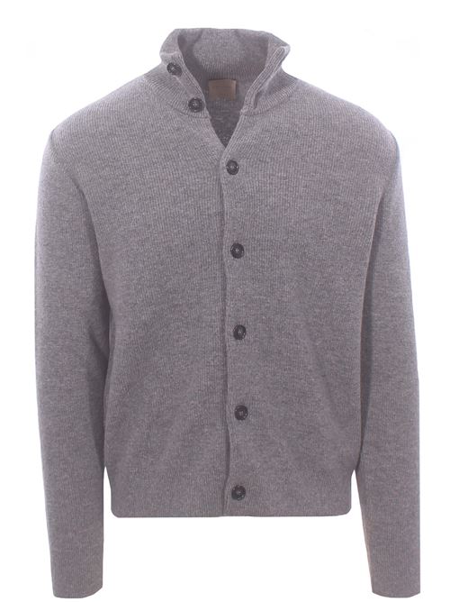 wool ribbed cardigan BECOME | 54643549