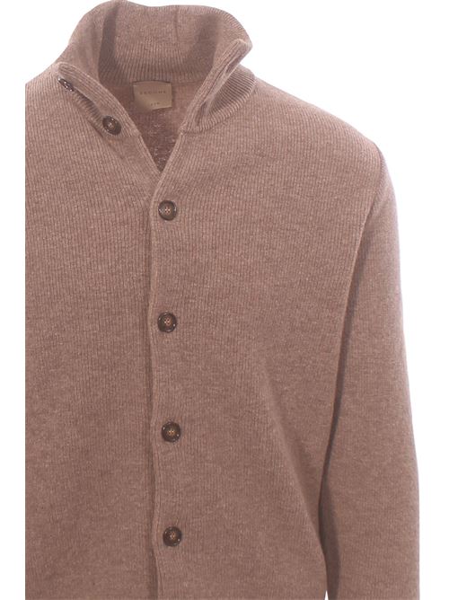 wool ribbed cardigan BECOME | 54643578