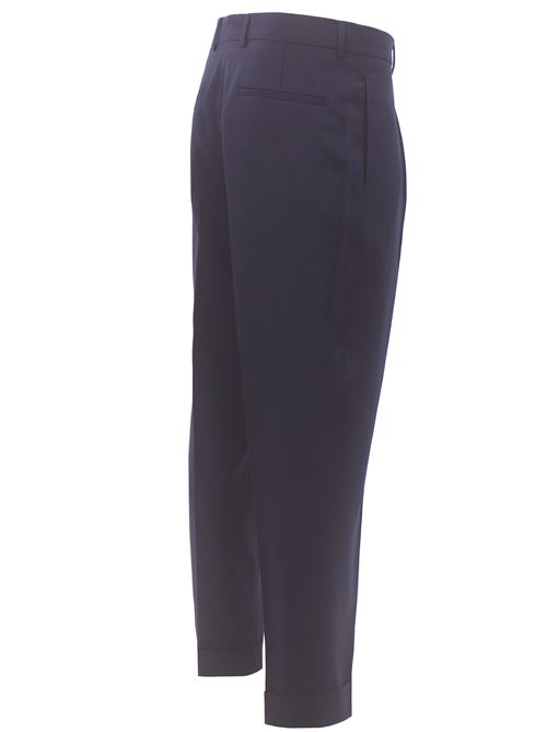 light flannel pants BERWICH | CHIAIA-VB8996NAVY
