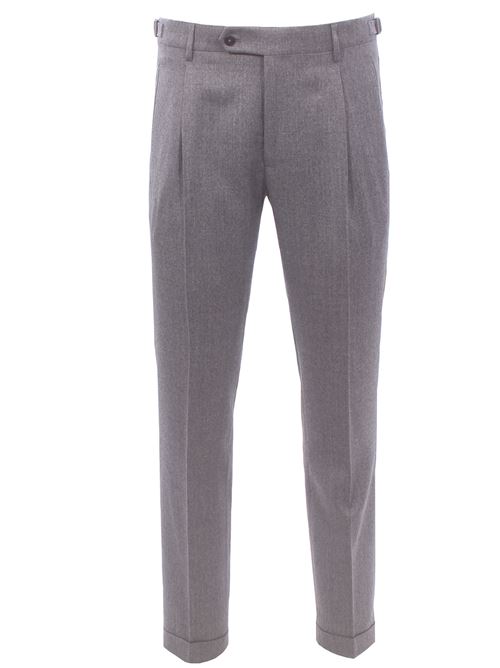 soft touch flannel pants BERWICH | RETROLONG-RD5470GREY