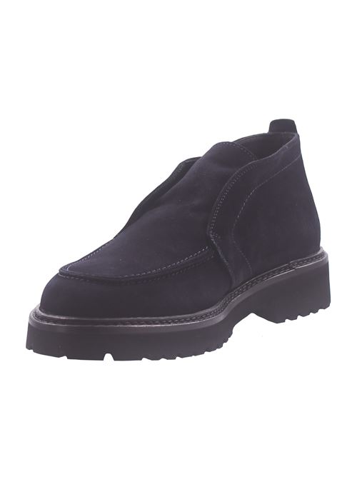 leather ankle boots CALCE | X1737BORIS-FOXBLEU