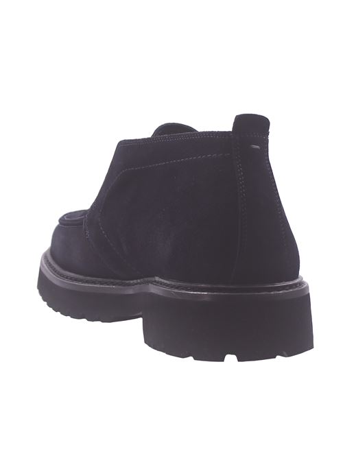 leather ankle boots CALCE | X1737BORIS-FOXBLEU
