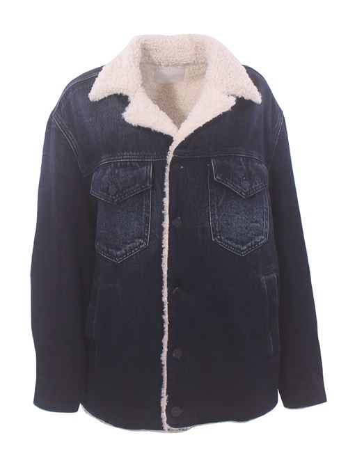 Denim jacket with faux fur DONDUP | DJ810DDDF0310DMS2800