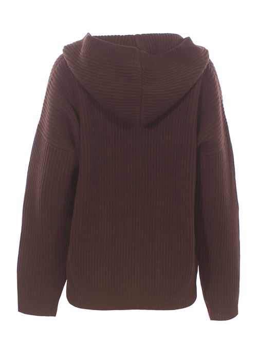 virgin wool cardigan with hood DONDUP | DT459DDM01029D002737