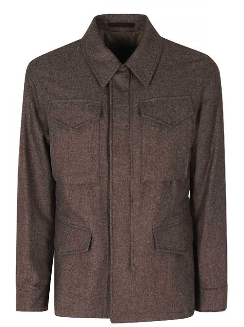 wool, cotton and cashmere saharan jacket ELEVENTY | N75GBTN12-TES0N04705