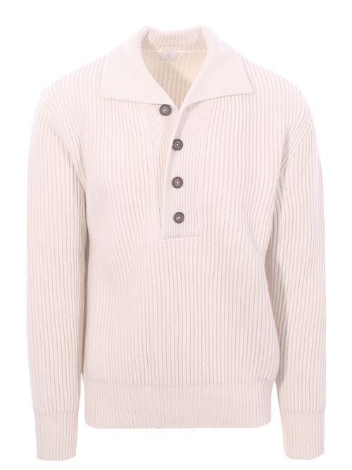 maglia polo 4 bottoni a coste ELEVENTY | N76POLN04-MAG0L00102