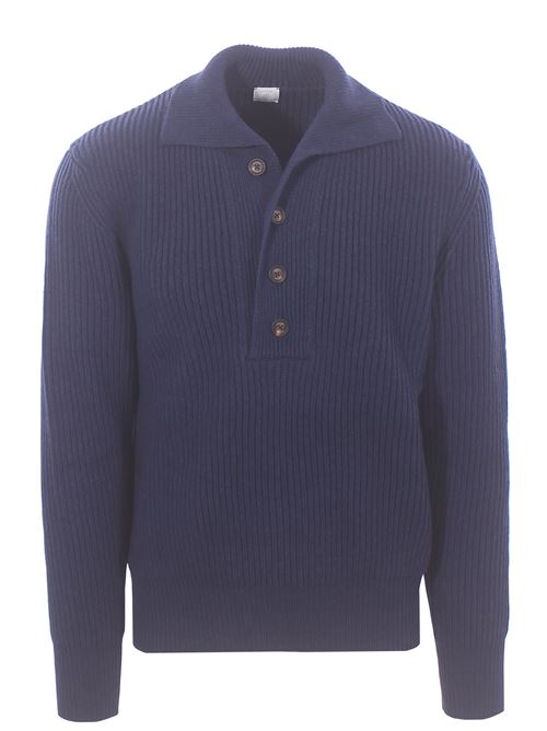 maglia polo 4 bottoni a coste ELEVENTY | N76POLN04-MAG0L00119