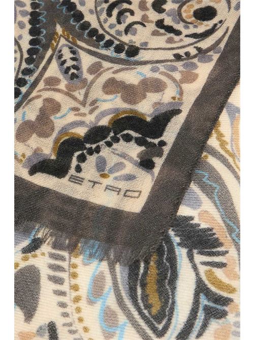 wool cashmere and silk scarf ETRO | WATA0010AK19KX0822