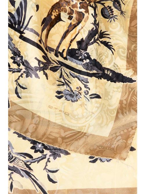 silk scarf with floreal print ETRO | WAYA0001AQ13LX0822