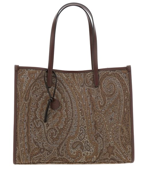 Large Love Trotter bag in jacquard with a paisley pattern ETRO | WP1D0065AQ12ZS9106