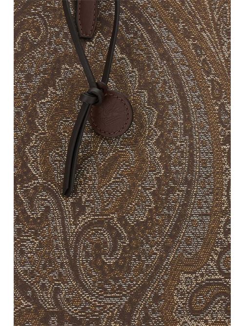Large Love Trotter bag in jacquard with a paisley pattern ETRO | WP1D0065AQ12ZS9106