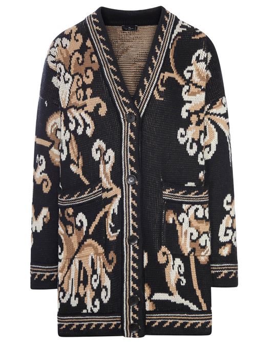 Long cardigan with embroidery ETRO | WRKE0159AQ12UN0000