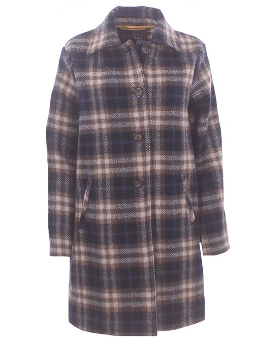 virgin wool checked coat EWOOLUZIONE | CATHERINEMTE022