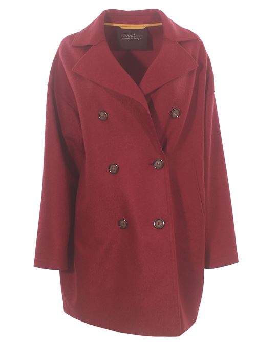 double breasted wool heavy jacket EWOOLUZIONE | SOPHIADKE087