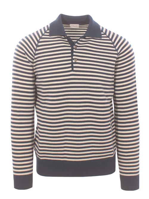 wool and cashmere striped polo GALLIA | GINSBERG150