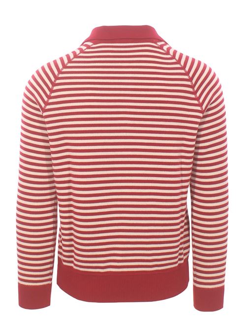 wool and cashmere striped polo GALLIA | GINSBERG41