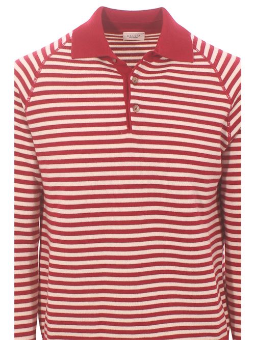 wool and cashmere striped polo GALLIA | GINSBERG41