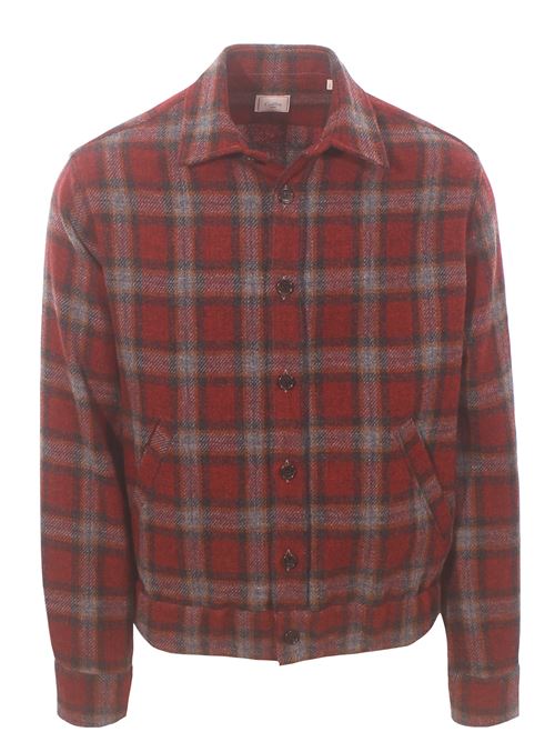 shetland check virgin wool jacket GALLIA | JEA9201