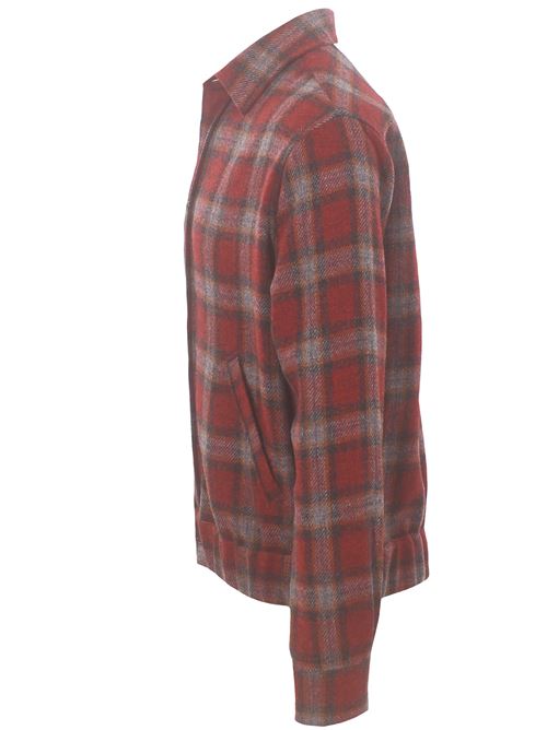 shetland check virgin wool jacket GALLIA | JEA9201