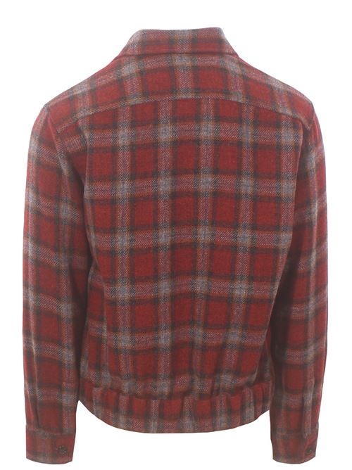 shetland check virgin wool jacket GALLIA | JEA9201