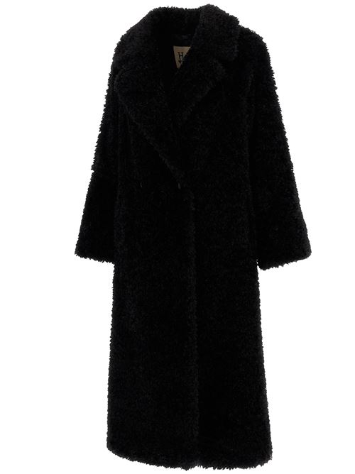 long coat in curly-effect fur touch fabric HERNO | GI000432D124219300