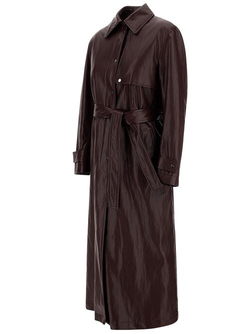 leather-effect trench coat HERNO | IM000209D129286715