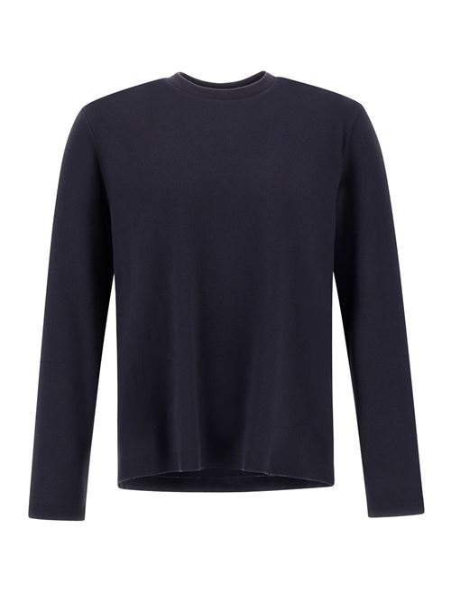 T-shirt in cotone e cashmere HERNO | JG000297U540079200