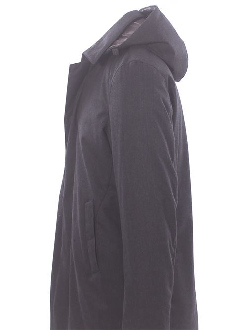 car coat in lana tecnica HERNO | PI001380U334989487