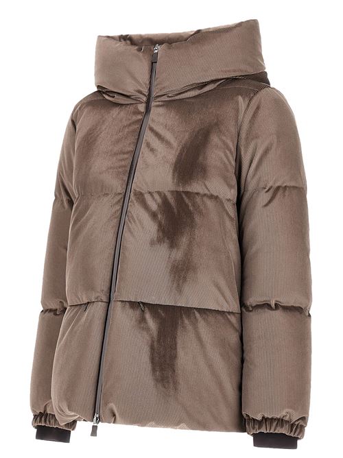 Giubbino in velluto impermeabile a coste HERNO | PI002257D12926S8815