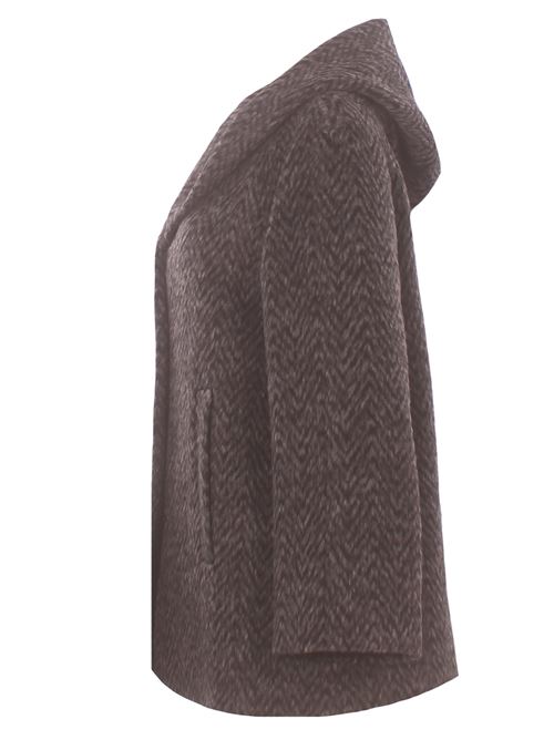 heavy jacket with hood N&L | DS39WELKOM/8NERO
